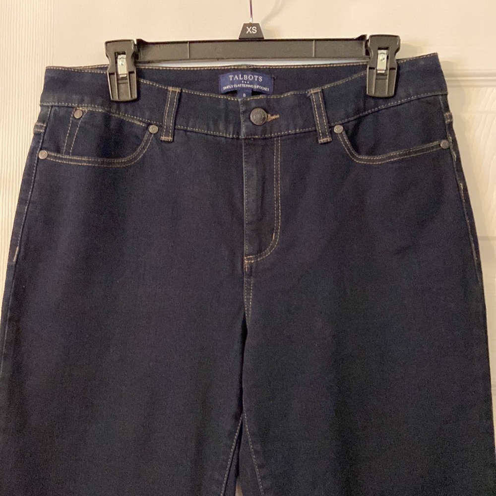 Talbots Simply Flattering 5-pocket jeans size 6 BNWOT inseam 30” - Picture 4 of 12